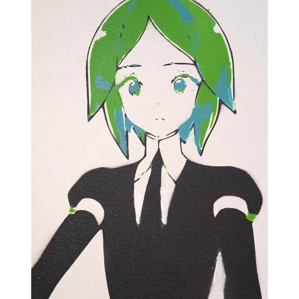 Land of the Lustrous Spray Paint Art Piece
